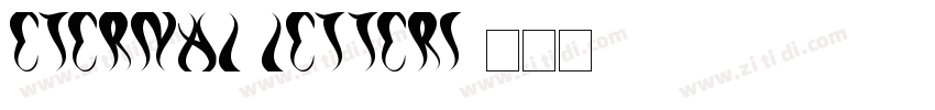 Eternal letters字体转换